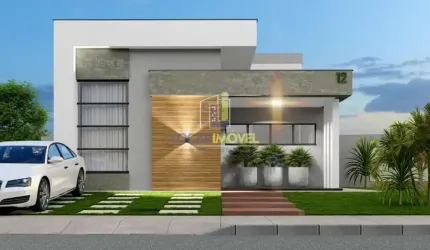 CASA EM CONDOMÍNIO FECHADO COM 3 SUÍTES