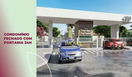 Casa de 3 quartos em condomínio com toda infraestrutura de lazer completa. Entrada facilitada e pod
