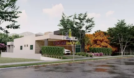 Casa Alto padrão com piscina e  3 suítes sendo uma máster com closet  em ótima localização dentro d