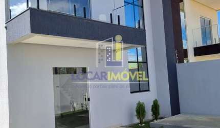 Casa duplex com 3 quartos sendo 3 suítes para Locação, energia, internet e monitoramento inclusos,