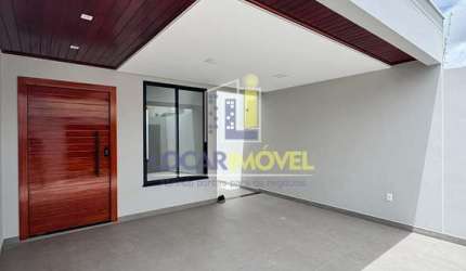 Excentente casa moderna nova podendo financiar, 3 quartos sendo 1 suíte, área gourmet, garagem para