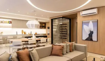 Apartamento sofisticado com 3 suítes e varanda gourmet