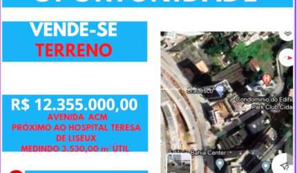 Vendo terreno Av. ACM Teresa de Lisieux