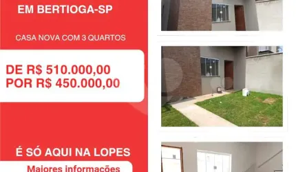 Casa com 3 quartos à venda em Boraceia - SP