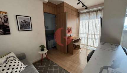 Apartamento mobiliado para venda com 01 dormitório e 01 suíte - 36 m² no bairro Jardim Aquarius