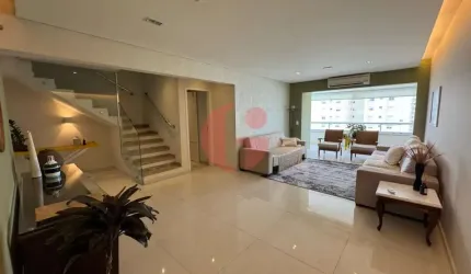 Cobertura mobiliada para venda 4 suítes e 3 vagas - 316m² - Jardim Aquarius