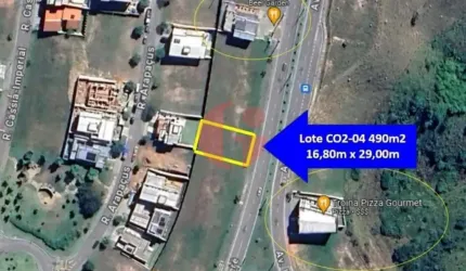 Lote comercial à venda no Alphaville com 490m² no Urbanova!
