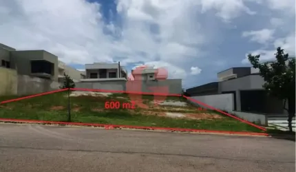 Terreno em condomínio fechado para venda com 600m² no Residencial Terras do Vale - Caçapava-SP