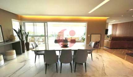 Apartamento mobiliado para venda com 4 suítes e 3 vagas de garagem - 278m² - Jardim das Colinas