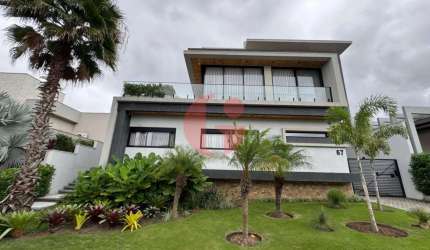Casa mobiliada em condomínio para venda com 5 suítes e 4 vagas de garagem com 480m² - Urbanova
