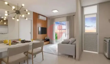 Apartamento para venda com 03 quartos e 01 vaga de garagem - 67,80m2 no Parque Industrial - andar alto