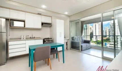 Apartamento com 1 quarto à venda na Rua Michigan, 531, Brooklin, São Paulo por R$ 730.000