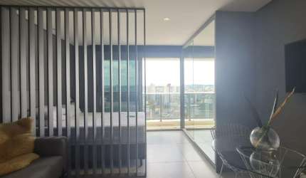 studio mobiliado, 29 andar vista deslumbrante! condomínio club