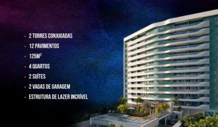 Excelente apartamento com 4 quartos em Graças - Recife - PE