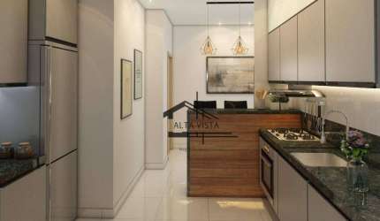 Apartamento com 2 dormitórios à venda, 47 m² por R$ 316.544,00 - Santa Mônica - Uberlândia/MG