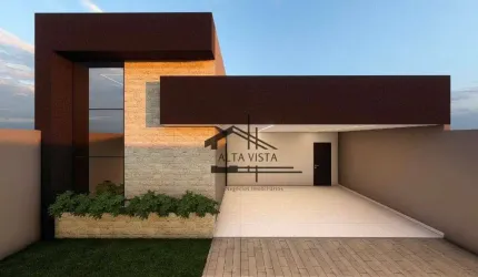 Casa com 3 dormitórios à venda, 149 m² por R$ 850.000 - Novo Mundo - Uberlândia/MG