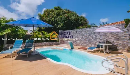 Casa na Praia para Venda em Camaçari, Ilha do Meio, 2 dormitórios, 2 suítes, 3 banheiros