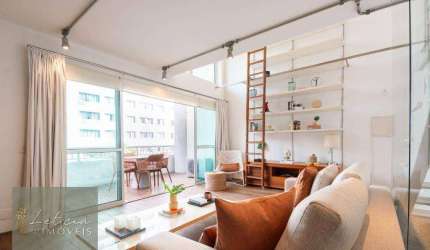 Apartamento com 1 dormitório, 74 m² - venda por R$ 1.850.000,00 ou aluguel por R$ 13.013,00/mês - Vila Nova Conceição - São Paulo/SP