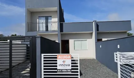 ALUGO CASA GEMINADA PLANA 2 QUARTOS, BAIRRO VILA NOVA, JOINVILE-SC