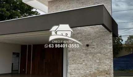 Casa em Condomínio para Venda em Palmas, Loteamento Caribe, 3 dormitórios, 3 suítes, 5 banheiros, 2 vagas