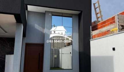 Casa para Venda em Palmas, Plano Diretor Norte, 3 dormitórios, 1 suíte, 3 banheiros, 2 vagas