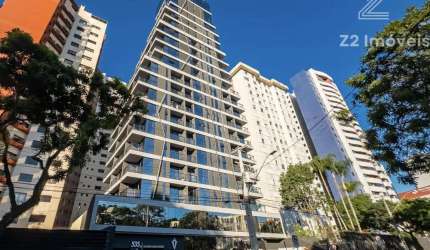 Studio mobiliado à venda no Batel, no Diamond Tower, com coworking, lazer completo e áreas gourmet.