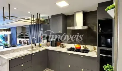 Apartamento à venda, mobiliado, com vista mar, 2 quartos, sendo uma suíte master com closet, 2 vagas, Amores da Brava Club House, Praia Brava, Itajaí SC