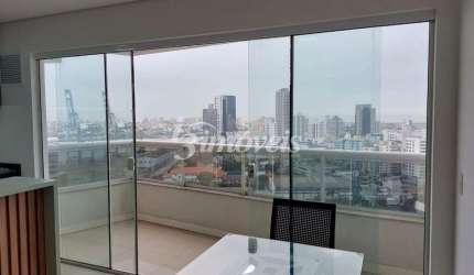 Apartamento para locação anual, semimobiliado, decorado e equipado, com 3 quartos (sendo uma suíte), 2 vagas de garagem, Jardim das Águas, no bairro Centro, Itajaí-SC