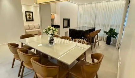 Apartamento para Locação Anual, Mobiliado, 122 m² privativos, 3 suítes, 2 vagas, Centro de Balneário Camboriú-SC.