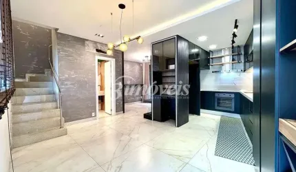 Sobrado de alto padrão com 3 suítes Semi-mobiliado e decorado para ALUGUEL ANUAL no Bairro Fazendinha em Itajaí.