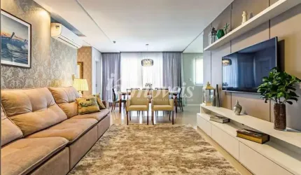 Apartamento para locação anual mobiliado com piscina privativa, com 3 quartos (sendo uma suíte), 2 vagas de garagem, Edifício Solar de Genova, no bairro Centro, Balneário Camboriú-SC