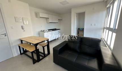 Apartamento para locação anual semimobiliado, com 1 quarto, 1 vaga de garagem, no bairro Fazenda, Itajaí-SC