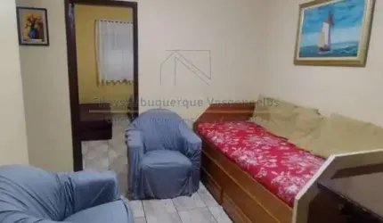 Apartamento Térreo com 1 Quarto, Mobiliado a 2 Quadras da Praia na Guilhermina, Praia Grande