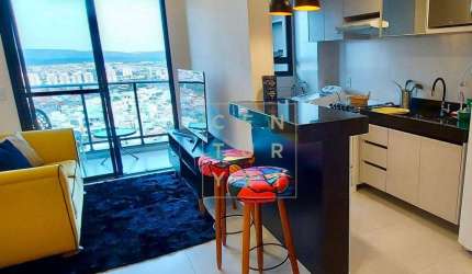 Apartamento mobiliado com 1 quarto - venda por R$ 700.000 ou aluguel por R$ 4.820/mês - Le Monde Campolim - Sorocaba/SP