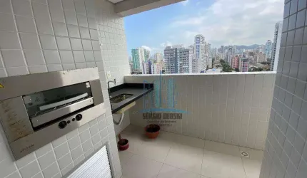 Vende-se apartamento com varanda gourmet, vista livre em todos os ambientes, andar alto. Prédio recente, próximo às universidades (Unisanta, Medicina,