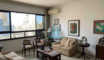 Ótimo apartamento à venda no Gonzaga, Santos-SP., de frente, andar alto, bem claro e arejado. Sol da manhã. 3 quartos, 2 vagas, lazer.
