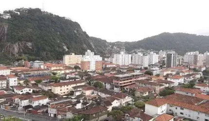 Apartamento para venda, varanda, andar alto e vista livre. Bairro José Menino, Santos-SP.