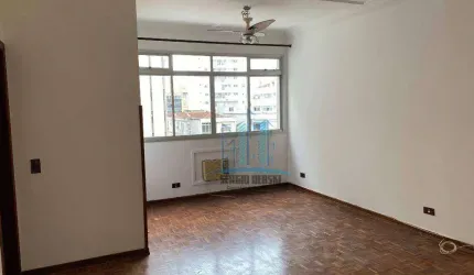 Amplo apartamento para locação no Gonzaga, Santos-SP., próximo à Praça Independência e a 4 quadras da praia