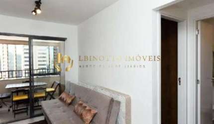 Apartamento com 1 quarto à venda na Avenida Pavão, 986, Indianópolis, São Paulo por R$ 525.000