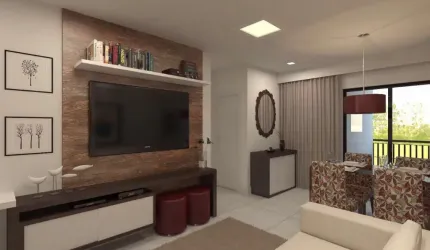 Village Santa Helena em  Volta Redonda, Apartamento de 2 quartos (1 suite) com 73,58 m²