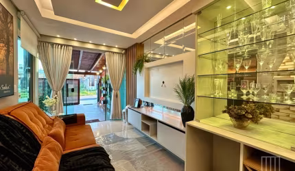 Linda casa 2 dormitórios mobiliada e decorada non Guarani em Capão