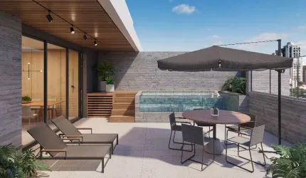 Cobertura  Alto Padrão, com 4 suítes, 303 m² privativos, 5 vagas de garagem, no Bigorrilho