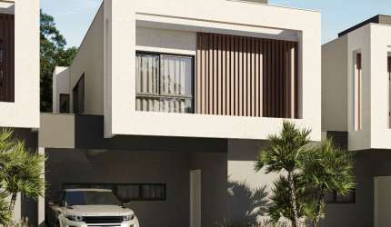 Casa alto padrão com 3 quartos, 184m² privativos, 2 vagas de garagem, no Ecoville, Curitiba - PR.