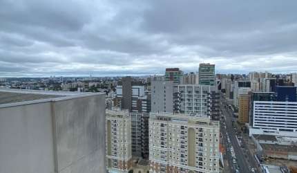 COBERTURA DUPLEX NO ÁGUA VERDE, VISTA PANORÂMICA, 2 SUÍTES, COM 3 VAGAS DE GARAGEM