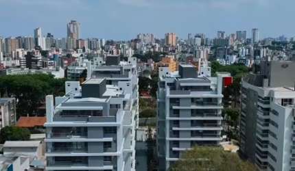 apartamento de 3 dorms 1 suite novo pronto para morar batel/seminario