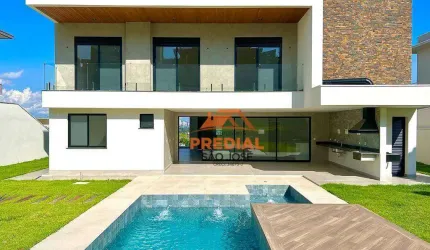 Casa com elevador e 4 suítes à venda, 437 m² - Condomínio Reserva do Paratehy - São José dos Campos/SP