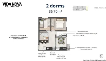 Apartamento à venda na Rua Alba, Conjunto Residencial Jardim Canaã, São Paulo - SP