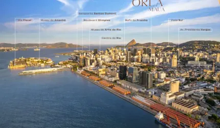 Apartamento à venda na Avenida Venezuela, Gamboa, Rio de Janeiro - RJ