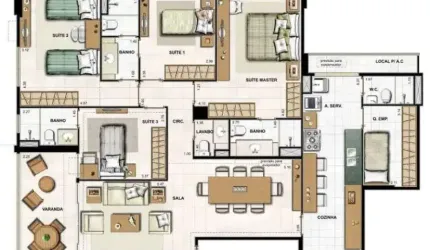 Apartamento à venda na Avenida Vice-Presidente José Alencar, Barra Olímpica, Rio de Janeiro - RJ