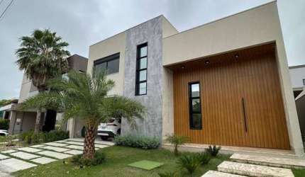 Sobrado de luxo, condomínio Villa Jardim, 5 suítes, 6 vagas garagem